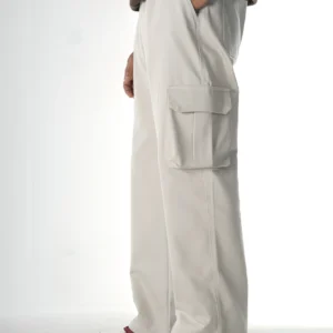 light ash baggy cargo