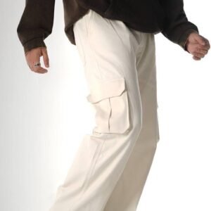 off white baggy cargo